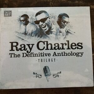Ray Charles Definitive Anthology  Trilogy 3 CD  Import Collection SEALED NOS